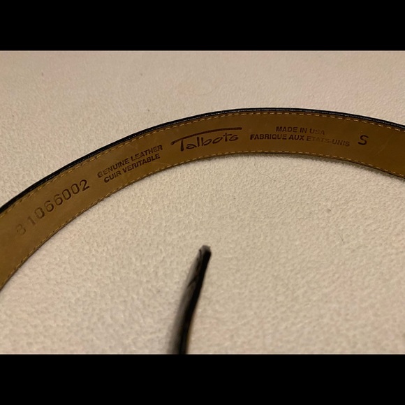 Talbots leather belt size small - Picture 6 of 6